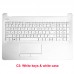 Keyboard with top cover for HP 15-bw notebook PC
