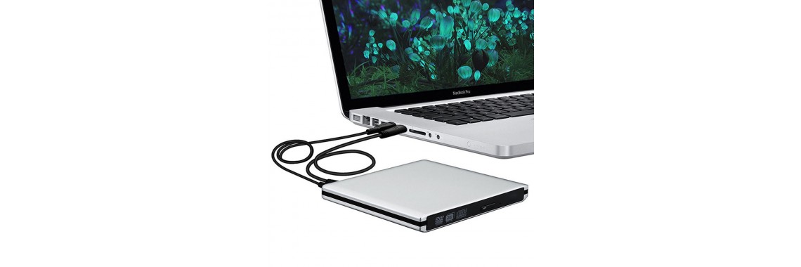 Portable slim External CD DVD drive USB3.0/2.0